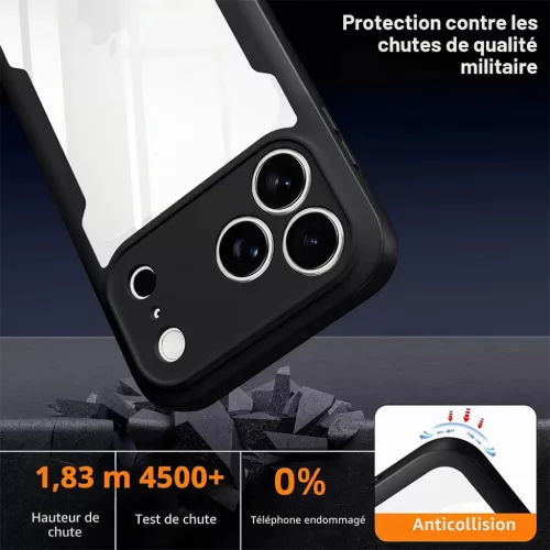 iPhone 18 Pro / iPhone 17 Pro fekete Techsuit ColorVerse 360 Series ü-5949419380110 3 kép