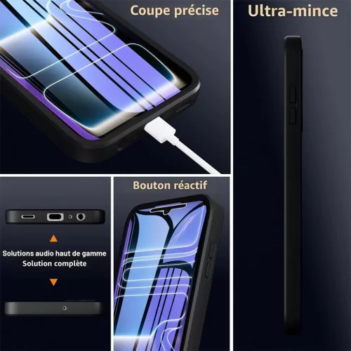 iPhone 18 Pro / iPhone 17 Pro fekete Techsuit ColorVerse 360 Series ü-5949419380110 6 kép