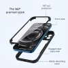 iPhone 18 Pro / iPhone 17 Pro fekete Techsuit ColorVerse 360 Series ü-5949419380110 10 kép