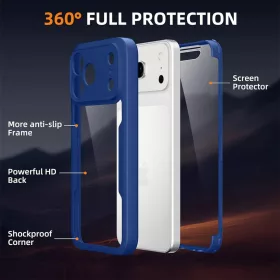 iPhone 18 Pro / iPhone 17 Pro kék Techsuit ColorVerse 360 Series tok -5949419380097 2 kép