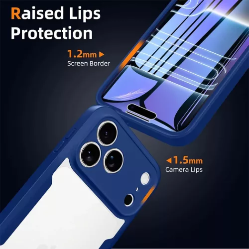 iPhone 18 Pro / iPhone 17 Pro kék Techsuit ColorVerse 360 Series tok -5949419380097 3 kép