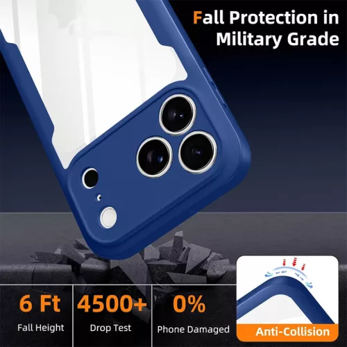 iPhone 18 Pro / iPhone 17 Pro kék Techsuit ColorVerse 360 Series tok -5949419380097 4 kép