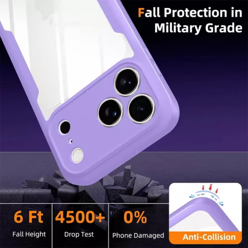iPhone 18 Pro / iPhone 17 Pro lila Techsuit ColorVerse 360 Series tok -5949419380080 4 kép