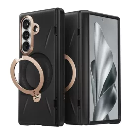 Samsung Galaxy Z Fold8 Ultra fekete Torras QPRO Leather Series tok-6942765519790 1 kép