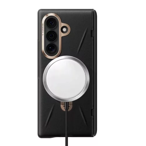 Samsung Galaxy Z Fold8 Ultra fekete Torras QPRO Leather Series tok-6942765519790 2 kép