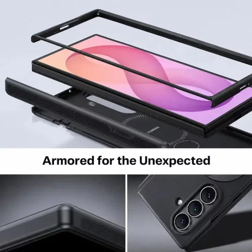 Samsung Galaxy Z Fold8 Ultra fekete Torras Ostand Spin Series tok-6942765519783 7 kép