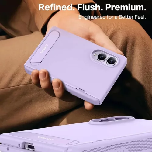 Samsung Galaxy Z Fold8 világoslila Torras Ostand L1 Guardian tok-6942765519981 7 kép