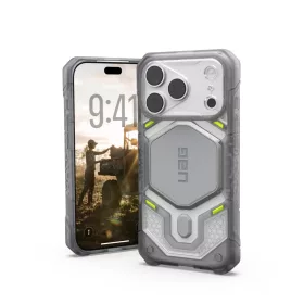   iPhone 18 Pro / 17 Pro jégkék / átlátszó UAG Monarch Pro MagSafe ütésálló védőtok