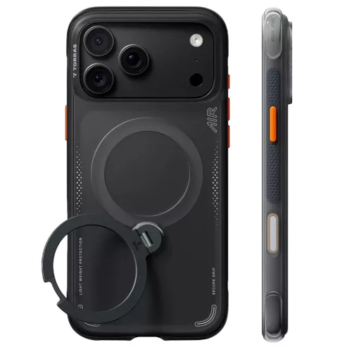iPhone 18 Pro fekete Torras Ostand Q3 Air-6942765591796 7 kép