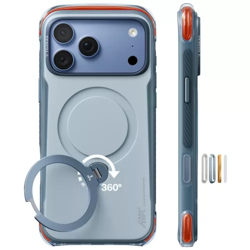 Apple iPhone 18 Pro palakék Torras Ostand Q3 Air Pro tok-6942765591895 3 kép