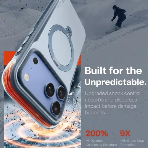 Apple iPhone 18 Pro palakék Torras Ostand Q3 Air Pro tok-6942765591895 7 kép
