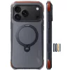 iPhone 18 Pro Obszidiánmag fekete Torras Ostand Q3 Air Pro tok