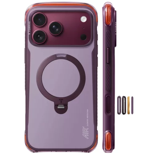 TORRAS Ostand Q3 Air Pro tok iPhone 18 Pro készülékhez, lila-6942765591888 3 kép