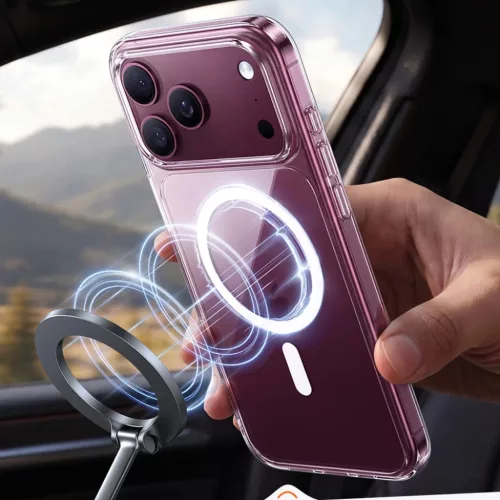 Apple iPhone 18 Pro átlátszó Torras Guardian-Mag tok-6942765591529 5 kép