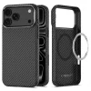 Apple iPhone 17 Pro / 18 Pro Fekete/Ezüst Tech-Protect Ion Carbon Mag-5906302325306 1 kép