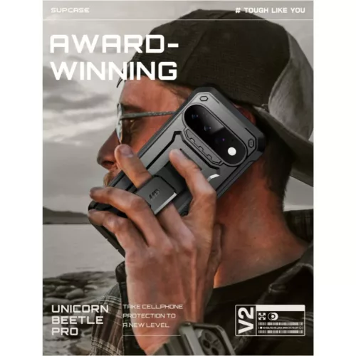 Google Pixel 11 Pro fekete Supcase Unicorn Beetle Pro ütésálló tok-843439164154 8 kép