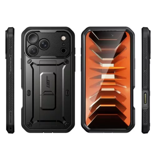 iPhone 17 Pro / 18 Pro fekete Supcase Unicorn Beetle Pro ütésálló -843439163294 3 kép