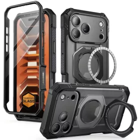 Apple iPhone 17 Pro / 18 Pro Fekete Supcase Grip Pro Mag MagSafe tok-843439163324 2 kép