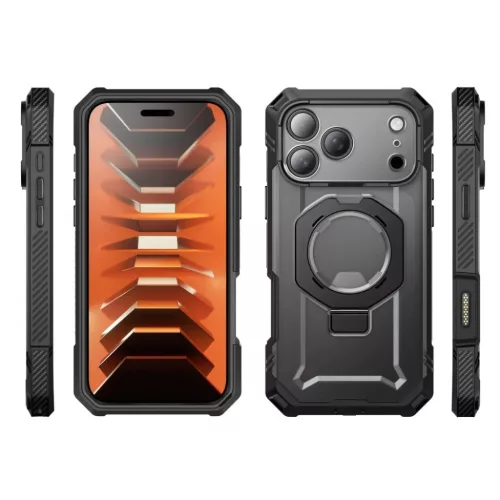 Apple iPhone 17 Pro / 18 Pro Fekete Supcase Grip Pro Mag MagSafe tok-843439163324 5 kép