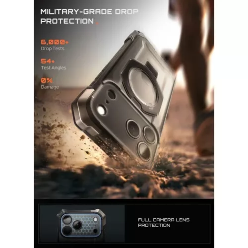 Apple iPhone 17 Pro Max / 18 Pro Max fekete Supcase UB Grip Mag MagSaf-843439163362 6 kép