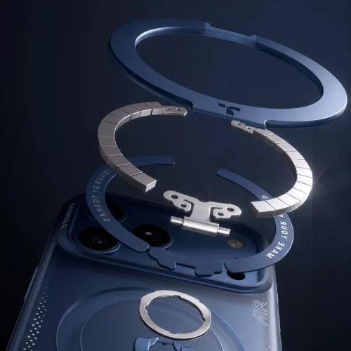 Apple iPhone 18 Pro sötétkék Torras Ostand Q3 Air Series MagSafe to-6942765591789 4 kép