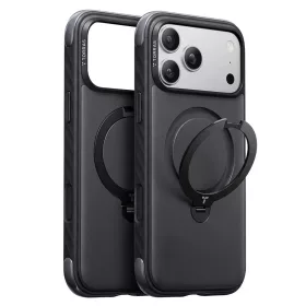 iPhone 18 Pro fekete Torras Ostand Q3 Rugged ütésálló MagSafe tok -6942765591826 1 kép