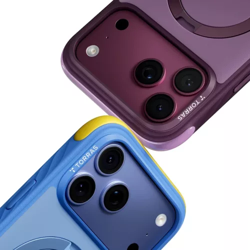 iPhone 18 Pro fekete Torras Ostand Q3 Rugged ütésálló MagSafe tok -6942765591826 6 kép