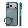 iPhone 18 Pro zöld Torras Ostand Q3 Air tok beépített forgatható állvánnyal és MagSafe funkcióval
