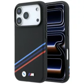 iPhone 18 Pro Max / 17 Pro Max fekete BMW M Quadrille Kevlar Print Mag-3666339669348 1 kép