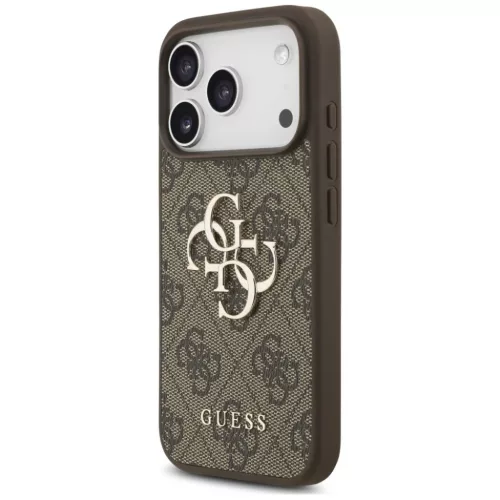 Apple iPhone 18 Pro / 17 Pro barna Guess 4G Strap 4G Classic Logo tok-3666339644888 3 kép