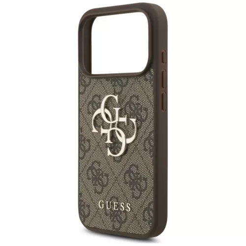 Apple iPhone 18 Pro / 17 Pro barna Guess 4G Strap 4G Classic Logo tok-3666339644888 6 kép