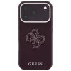 Apple iPhone 18 Pro Max / 17 Pro Max bordó Guess Grained & Big Resin -3666339654993 3 kép