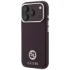 Apple iPhone 18 Pro Max / 17 Pro Max bordó Guess Grained Round Strass-3666339653873 2 kép