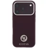 Apple iPhone 18 Pro Max / 17 Pro Max bordó Guess Grained Round Strass-3666339653873 3 kép