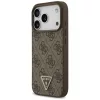 Apple iPhone 18 Pro / 17 Pro barna Guess Leather 4G Triangle Strass Ma-3666339652388 2 kép