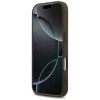 Apple iPhone 18 Pro / 17 Pro barna Guess Leather 4G Triangle Strass Ma-3666339652388 5 kép