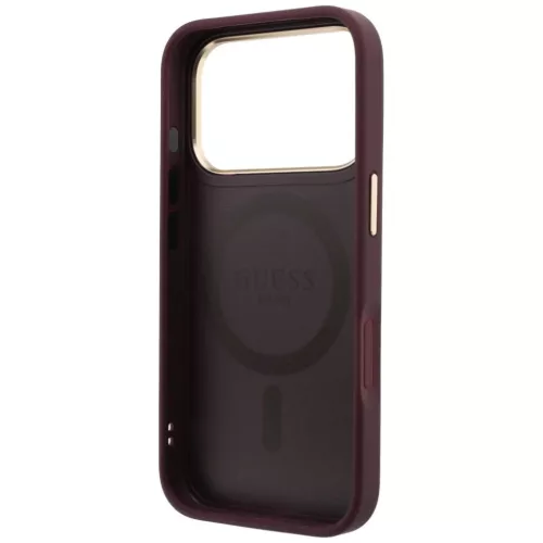 Apple iPhone 18 Pro Max / 17 Pro Max Bordó Guess 360° gyűrűs kitá-3666339654030 7 kép