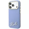 Apple iPhone 18 Pro / 17 Pro világoskék Karl Lagerfeld Grained műgy-3666339657482 2 kép