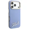 Apple iPhone 18 Pro / 17 Pro világoskék Karl Lagerfeld Grained műgy-3666339657482 4 kép