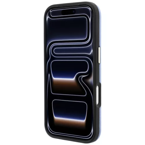 Apple iPhone 18 Pro / 17 Pro világoskék Karl Lagerfeld Grained műgy-3666339657482 5 kép