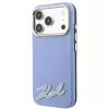 Apple iPhone 18 Pro / 17 Pro világoskék Karl Lagerfeld Grained műgy-3666339657482 10 kép