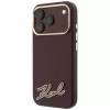 iPhone 18 Pro Max / 17 Pro Max bordó Karl Lagerfeld Grained with Resi-3666339657536 2 kép