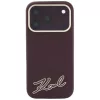 iPhone 18 Pro Max / 17 Pro Max bordó Karl Lagerfeld Grained with Resi-3666339657536 3 kép