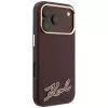 iPhone 18 Pro Max / 17 Pro Max bordó Karl Lagerfeld Grained with Resi-3666339657536 4 kép