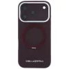 iPhone 18 Pro Max / 17 Pro Max bordó Karl Lagerfeld Ring Stand 360 Sa-3666339657734 3 kép