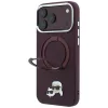 iPhone 18 Pro / 17 Pro Bordó Karl Lagerfeld Ring Stand 360 Karl & Cho-3666339658564 2 kép
