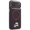 iPhone 18 Pro / 17 Pro Bordó Karl Lagerfeld Ring Stand 360 Karl & Cho-3666339658564 4 kép