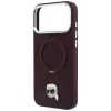 iPhone 18 Pro / 17 Pro bordó Karl Lagerfeld Ring Stand 360 Karl Head -3666339658724 6 kép