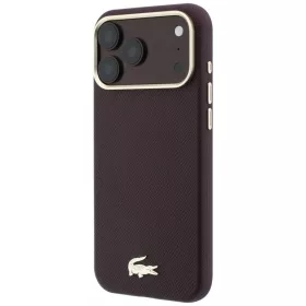 iPhone 18 Pro / 17 Pro Bordó Lacoste Champs Elysees Embossed MagSafe -3666339646103 2 kép