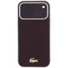 iPhone 18 Pro / 17 Pro Bordó Lacoste Champs Elysees Embossed MagSafe -3666339646103 3 kép